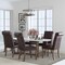 Flash Furniture 18.5 W, 27.5 L, 39.75 H 6-BT-P-BRN-LEA-GG - alternate 1